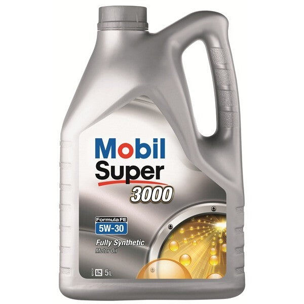 Mobil Super 3000 5W-30 Formula FE Fully Synthetic Engine Oil 5L