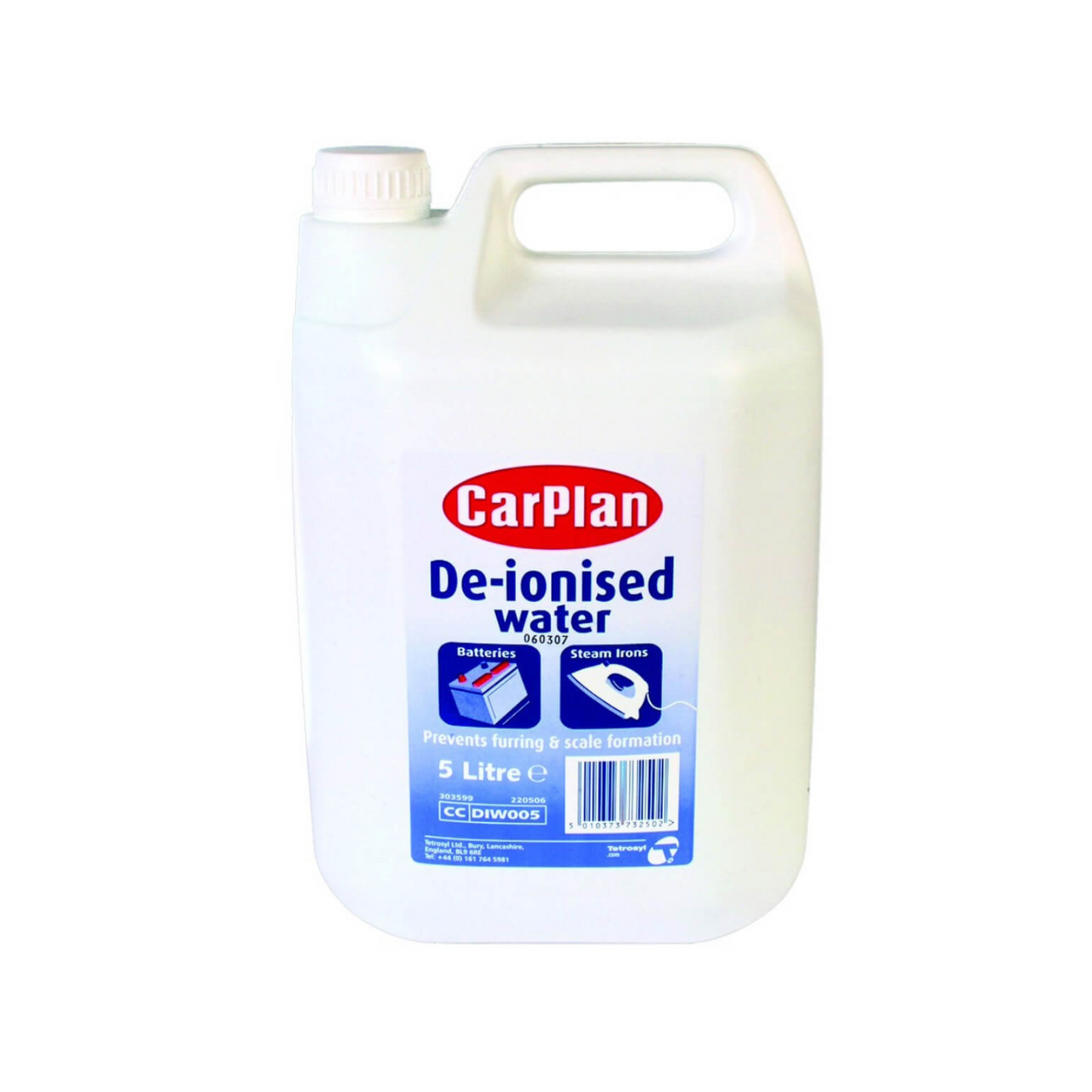 CarPlan De-ionised Water 5L