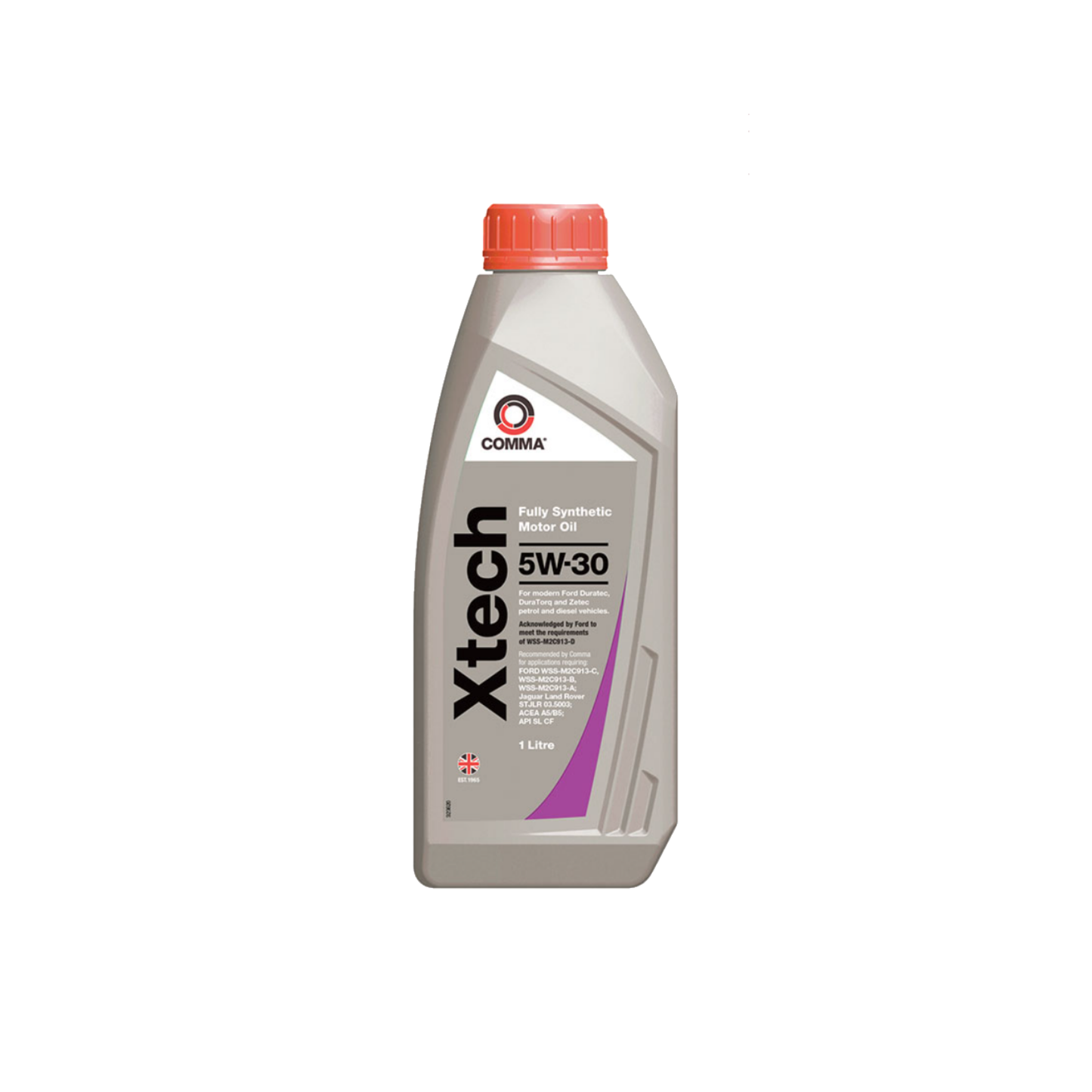 Comma XTECH 5W30 Fully Synthetic Motor Oil ACEA A5/B5 1L