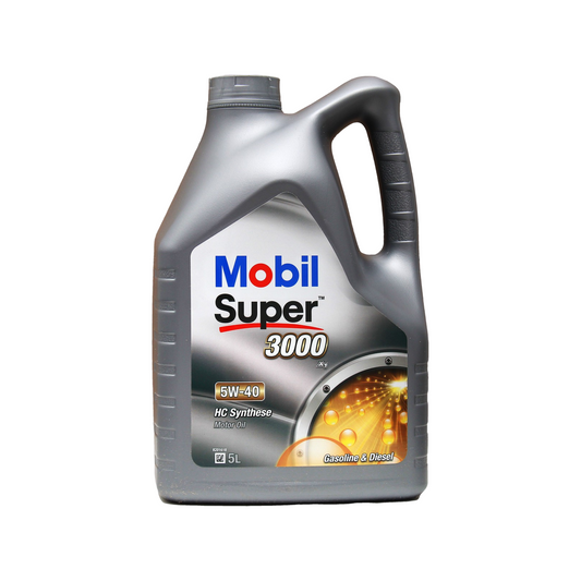 Mobil Super 3000 5W-40 Multigrade Fully Synthetic Engine Oil 5L