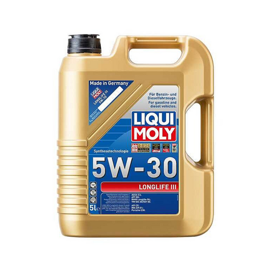 LongLife III Engine Oil 5W-30 Synthetic ACEA C3 BMW VW Porsche MB 5L