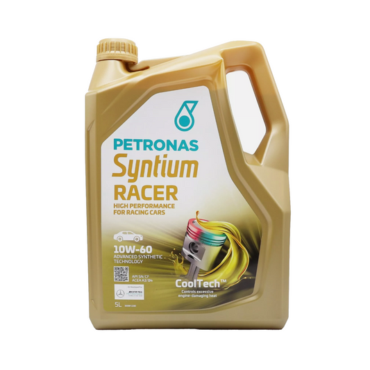 PETRONAS Syntium Racer 10W-60 Fully Synthetic Car Engine Oil - 5L