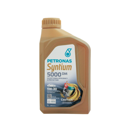 PETRONAS Syntium 5000 DM 5W-30  Fully Synthetic Car Engine Oil - 1L