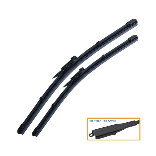Alfa Romeo MiTi CD Plus Exact Fit Front Wiper Blade Set 2009-2020 26" 15"
