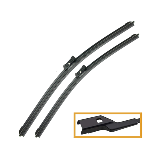 Abarth 500 CD Plus Exact Fit Front Wiper Blade Set 2015+ 24" 14"
