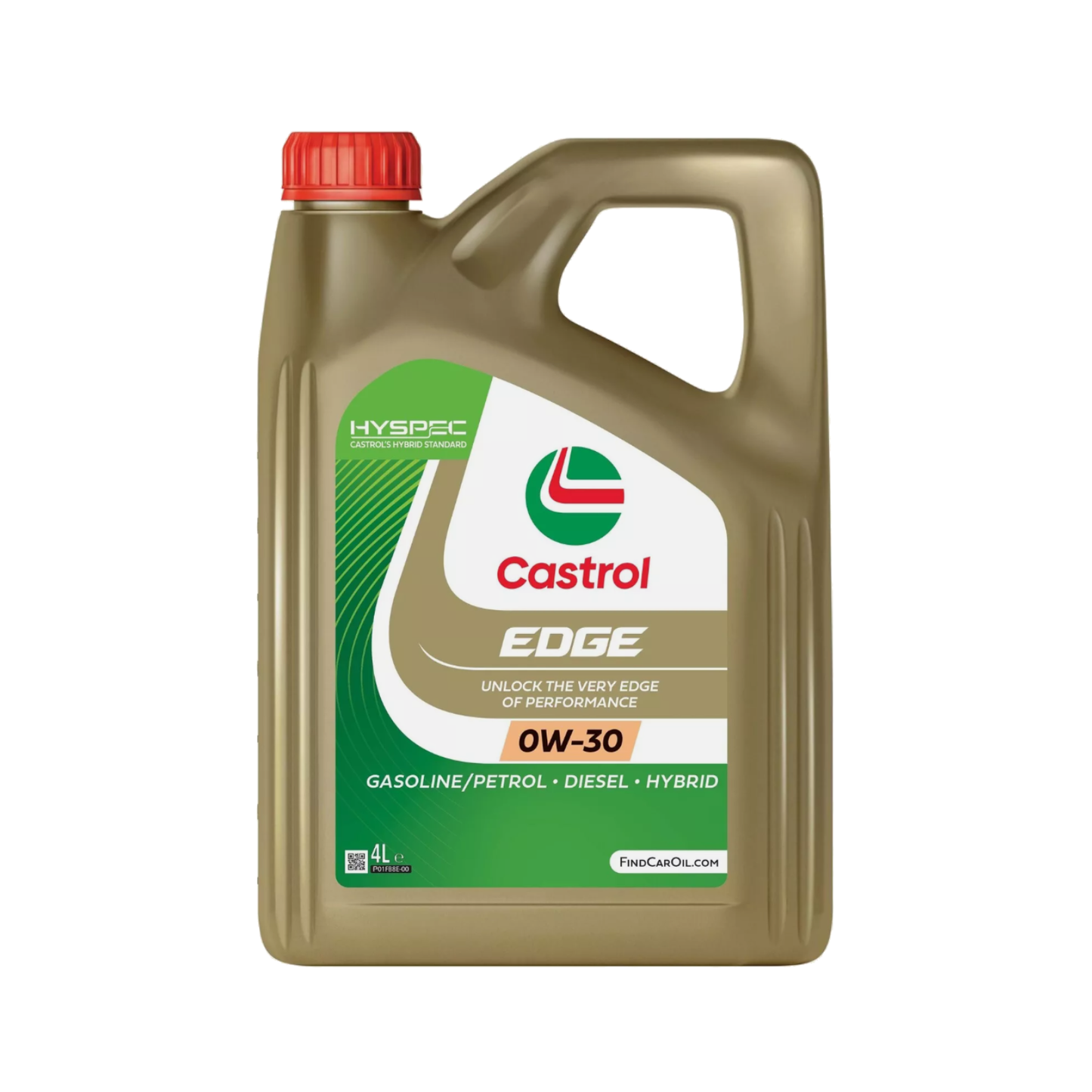 Castrol Edge 0W-30 Fully Synthetic Motor Oil with Hyspec - 4L