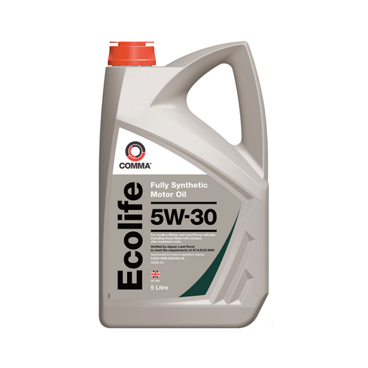 Comma Ecolife 5W-30 Fully Synthetic Motor Oil ACEA C1 5L