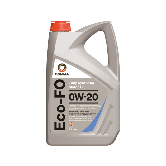 Comma Eco-FO 0W-20 Fully Synthetic Car Engine Oil - 5L