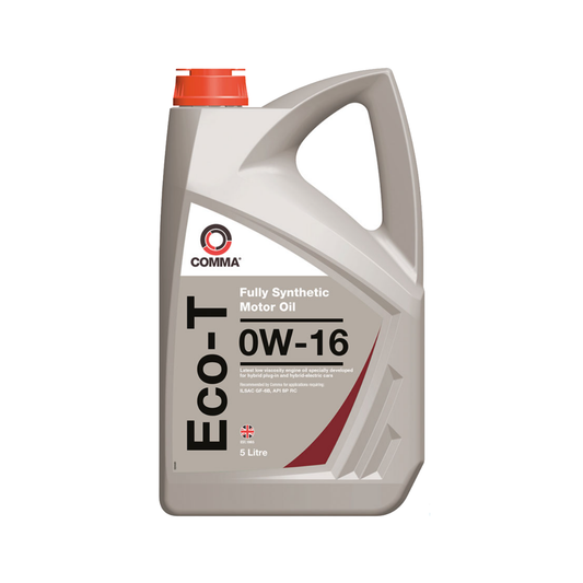 Comma Eco-T 0W-16 Fully Synthetic 0W-16 Car Engine Oil - 5L