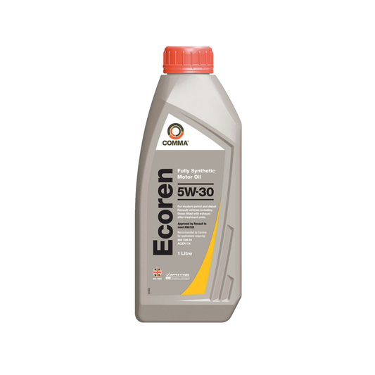 Comma Ecoren 5W-30 Fully Synthetic Motor Oil ACEA C4 1L