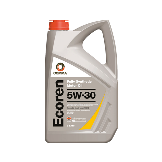 Comma Ecoren 5W-30 Fully Synthetic Motor Oil ACEA C4 5L
