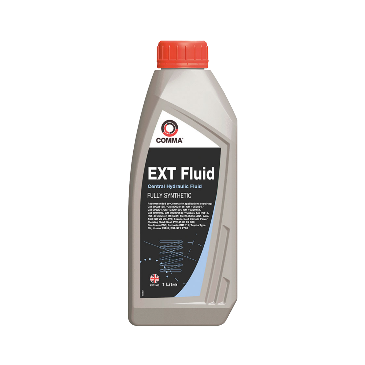 Comma EXT Fluid Central Hydraulic Fluid Power steering fluid, PSF-3  1L