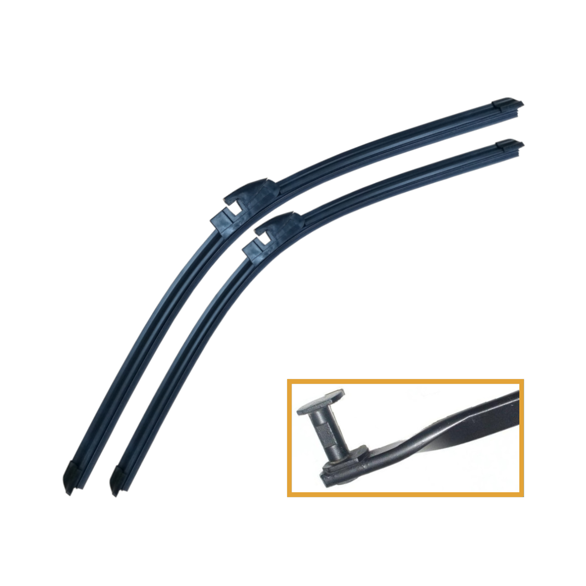Renault Scenic Mk2 CD Plus Exact Fit Front Wiper Blade Set 2003-2004 26" 22"