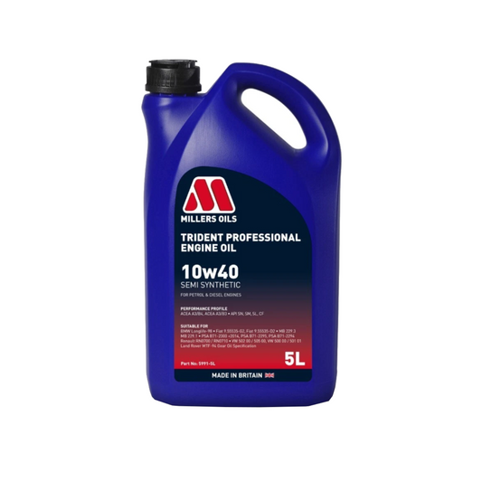 Trident Professional 10W-40 Semi Synthetic Engine Oil  - 5L