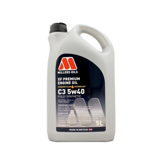 XF Premium C3 5W-40 Fully Synthetic Engine Oil - 5L
