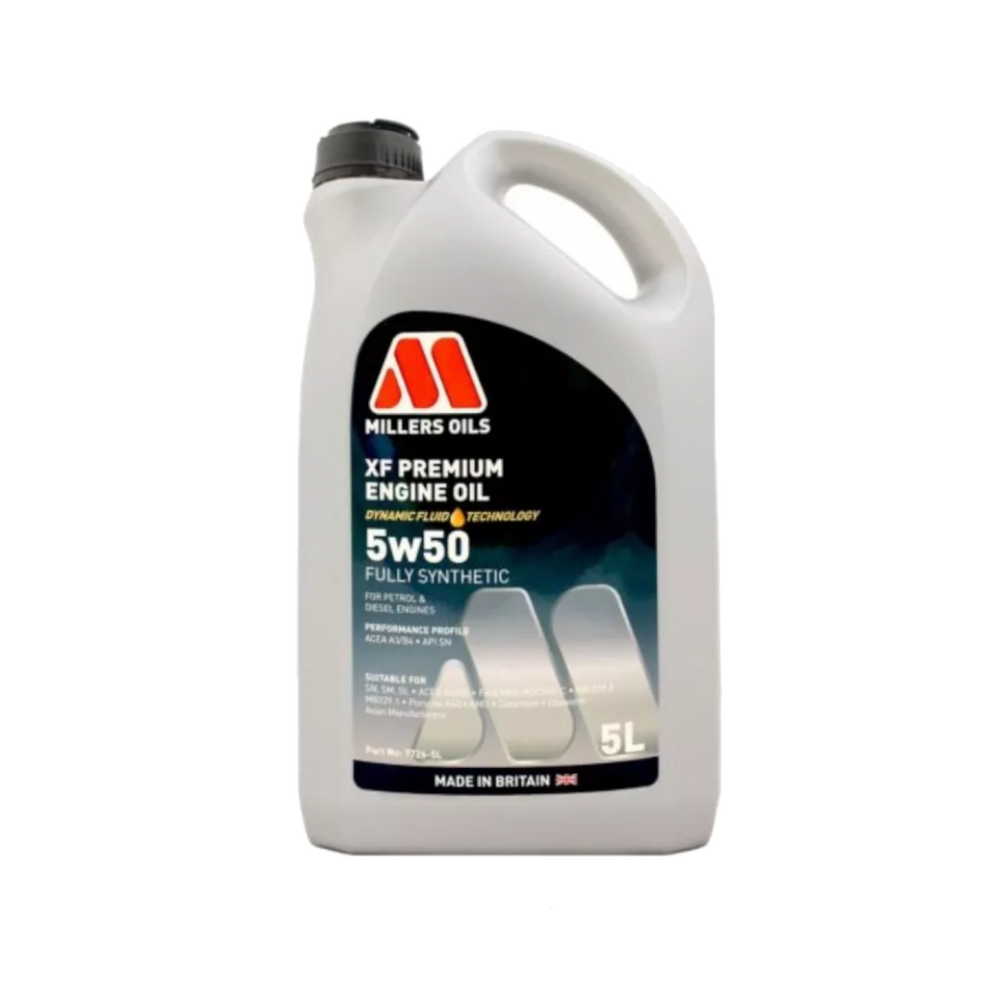 XF Premium 5W-50 Fully Synthetic Engine Oil - 5L