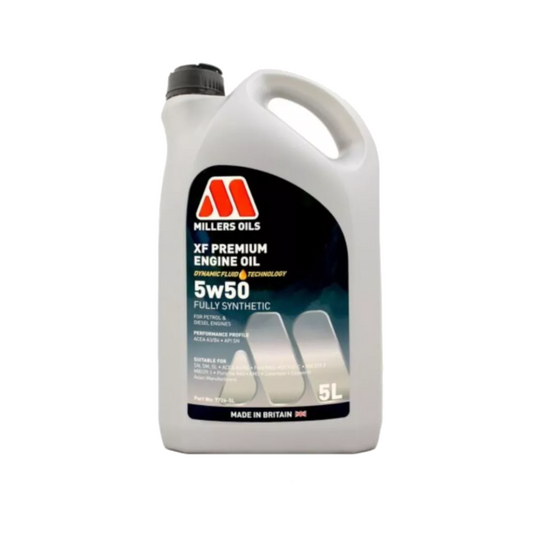 XF Premium 5W-50 Fully Synthetic Engine Oil - 5L