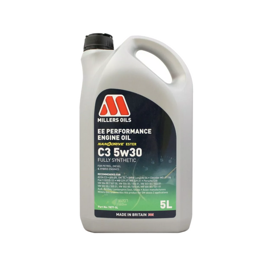 EE Performance C3 5W-30 Fully Synthetic Engine Oil - 5L
