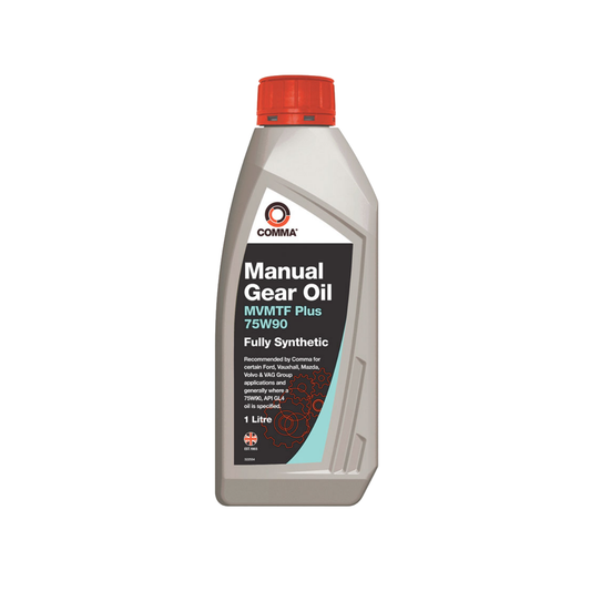 Comma MVMTF Plus 75W-90 Fully Synthetic Manual Transmission Fluid / Oil 1L