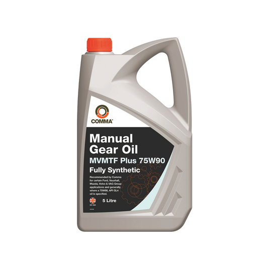 Comma MVMTF Plus 75W-90 Fully Synthetic Manual Transmission Fluid / Oil 5L