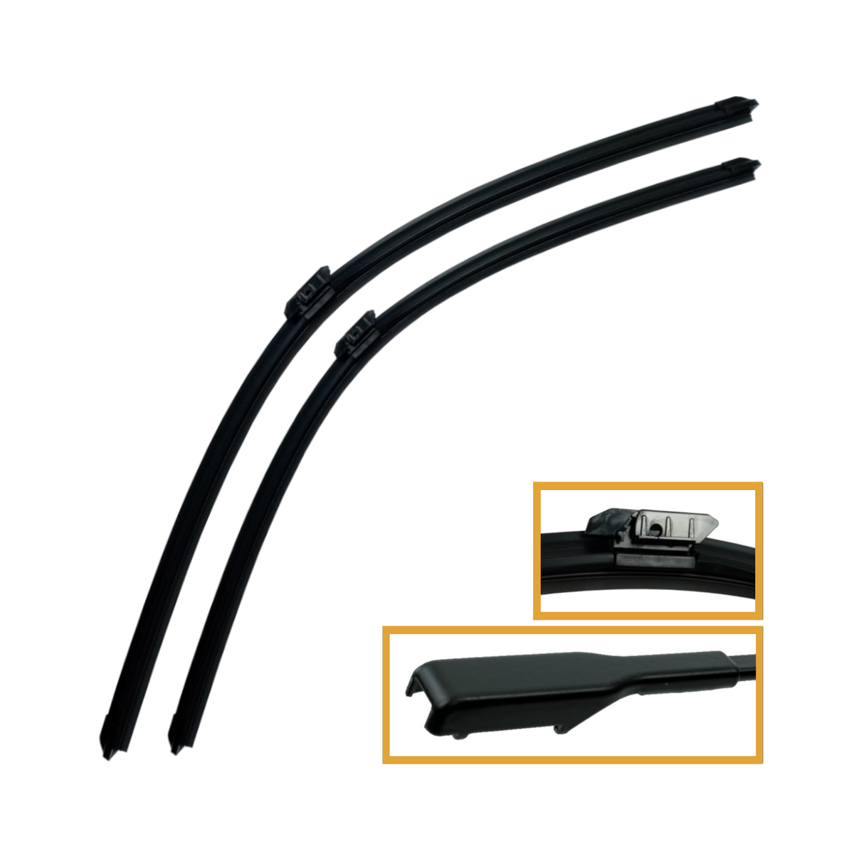 Dacia Duster CD Plus Exact Fit Front Wiper Blade Set 2016+ 24" 18"