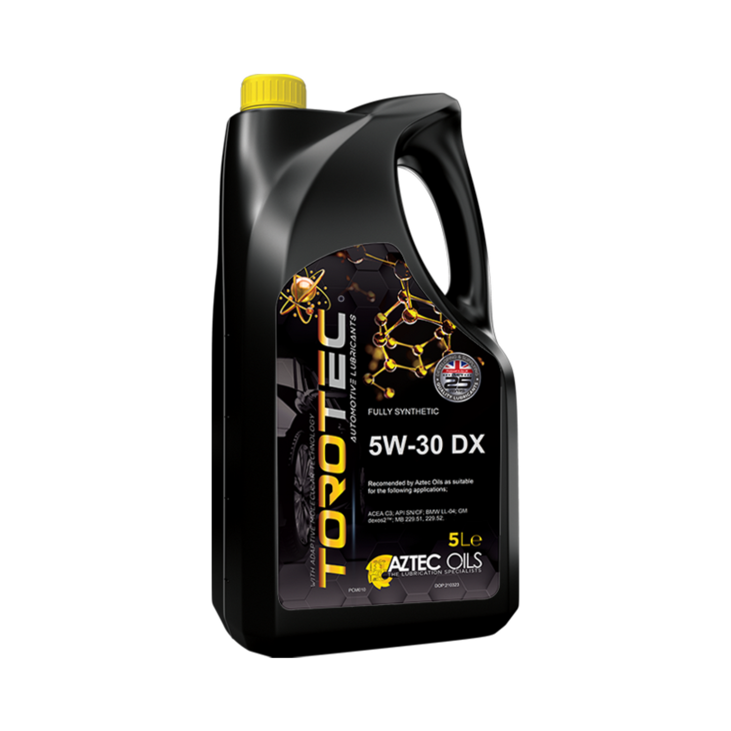 Aztec Oils - 5W-30 DX 5L Fully Synthetic ACEA C3 5L