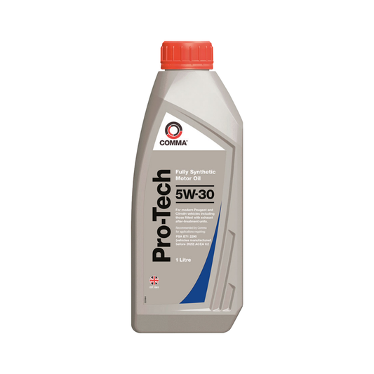 Comma Pro-Tech 5W30 Fully Synthetic Motor Oil ACEA C2 1L