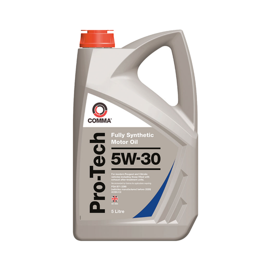 Comma Pro-Tech 5W-30 Fully Synthetic 5W30 Car Engine Oil 5L