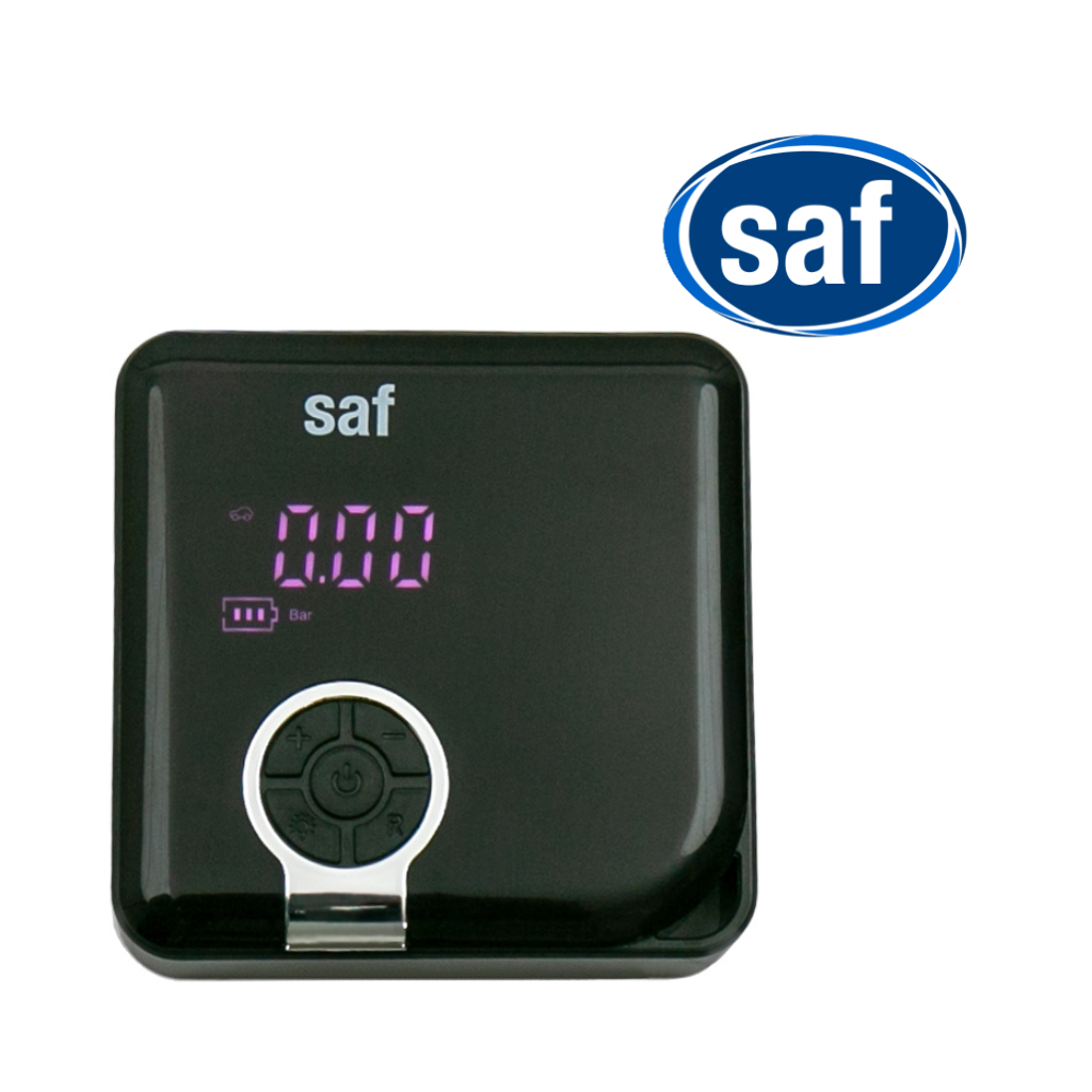 SAF Tyre Inflator Digital with Power Bank 4000mAh
