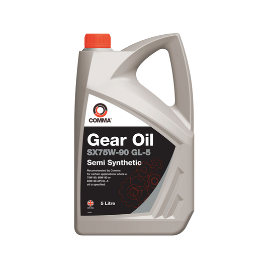 Comma SX75W-90 GL-5 Semi-Synthetic Gear Oil 5L