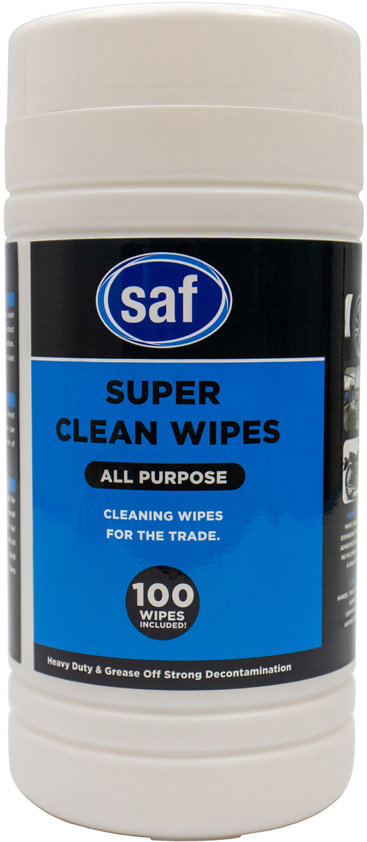 All Purpose Wipes Heavy Duty Multiuse Industrial Super Clean XXL+ In Tubs of 100