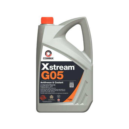 Comma Xstream G05 Heavy Duty Antifreeze Coolant Concentrate 5L