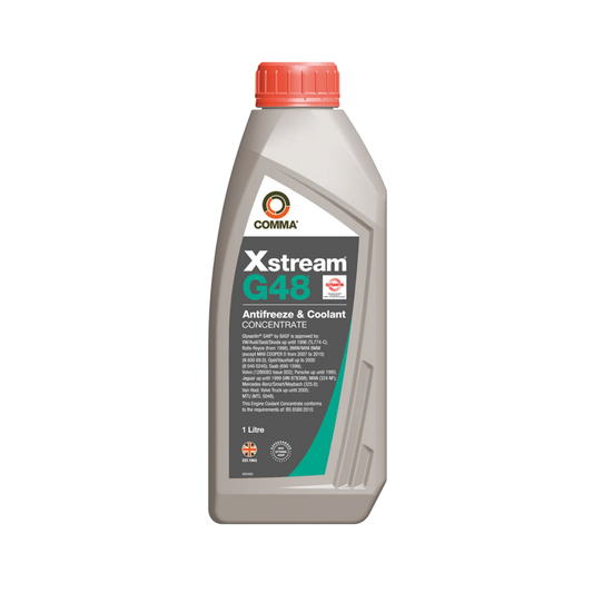 Comma Xstream G48 OEM Approved Antifreeze & Coolant BS-6580-2010 1L
