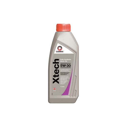 Comma XTECH 5W30 Fully Synthetic Motor Oil ACEA A5/B5 1L
