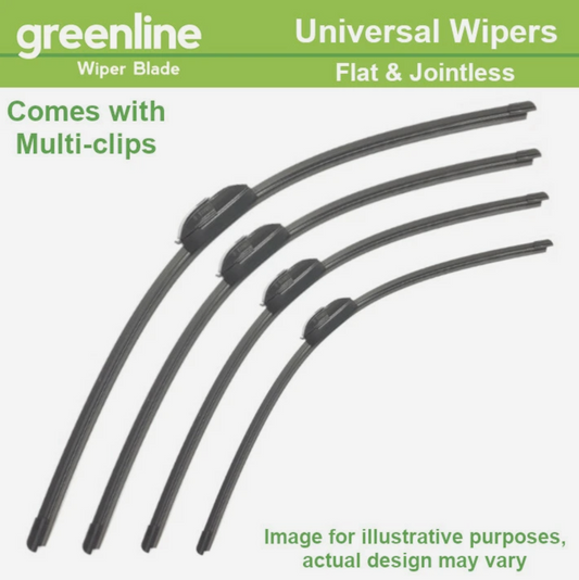 Greenline Universal Wiper Blade 16 inch (400mm) - Flat Jointless