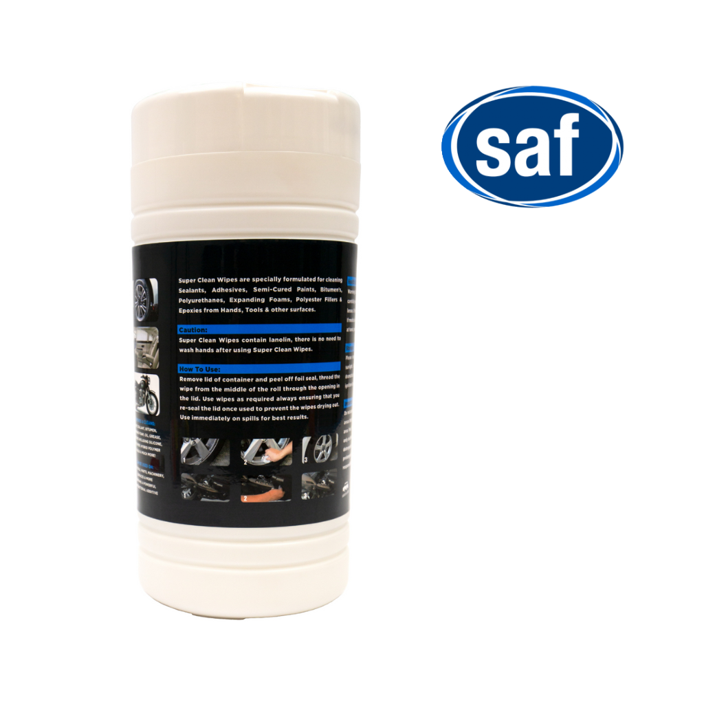 All Purpose Wipes Heavy Duty Multiuse Industrial Super Clean XXL+ In Tubs of 100